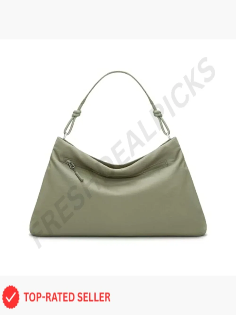 Slouchy Hobo Bag Lightweight Nylon Convertible Crossbody Shoulder Tote Casual